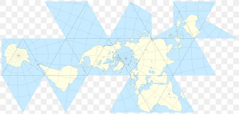 Dymaxion Map World Globe Earth, PNG, 2000x958px, Dymaxion, Area, Blue, Buckminster Fuller, Cartography Download Free
