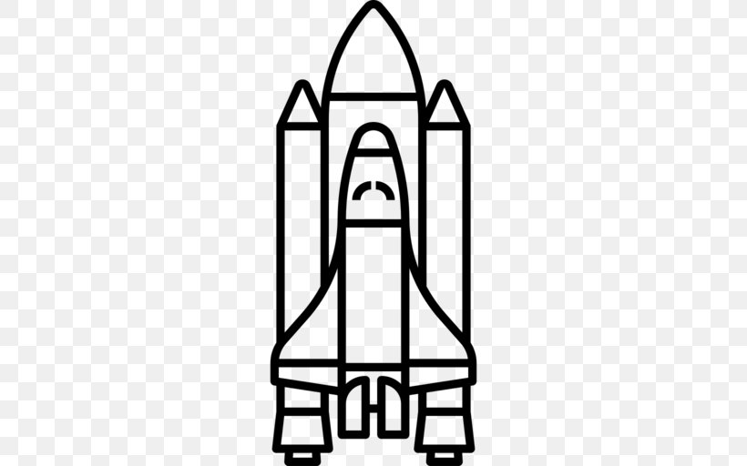 The Iconfactory Space Shuttle Clip Art, PNG, 512x512px, Iconfactory, Area, Black, Black And White, Brand Download Free