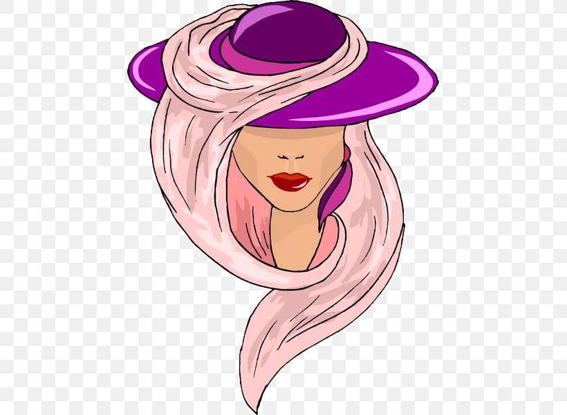 Hat Clothing Woman Purple, PNG, 451x600px, Watercolor, Cartoon, Flower, Frame, Heart Download Free