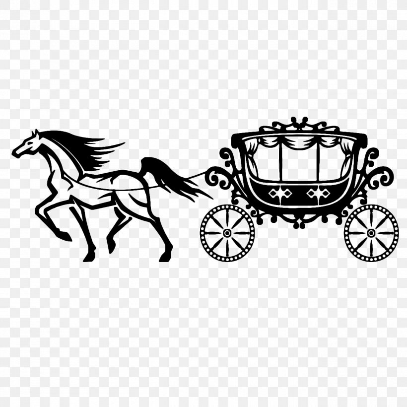 Horse And Buggy Carriage Horse-drawn Vehicle Clip Art, PNG, 1300x1300px, Horse, Black And White, Brand, Car, Carriage Download Free