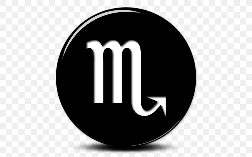 Scorpio Zodiac Astrological Sign Astrology Virgo, PNG, 512x512px, Scorpio, Astrological Sign, Astrology, Black And White, Brand Download Free
