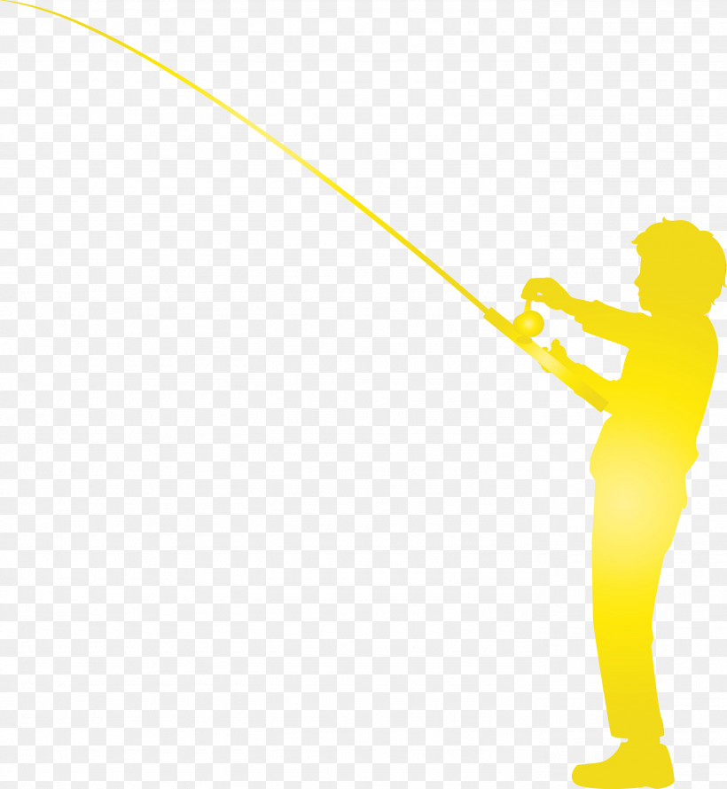 Sports Equipment Yellow Recreation Happiness, PNG, 2765x3000px, Fisherman, Behavior, Equipment, Fishing, Happiness Download Free