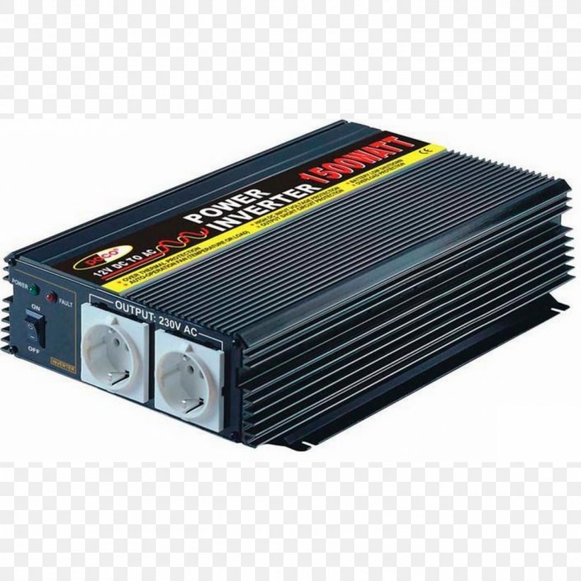 Power Inverters Power Supply Unit Solar Inverter Voltage Converter Electric Power Conversion, PNG, 1500x1500px, Power Inverters, Ac Adapter, Acdc Receiver Design, Alternating Current, Battery Charger Download Free