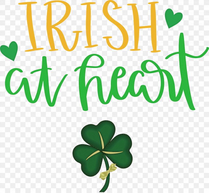 Saint Patrick Patricks Day Irish At Heart, PNG, 2851x2640px, Saint Patrick, Flora, Flower, Green, Leaf Download Free
