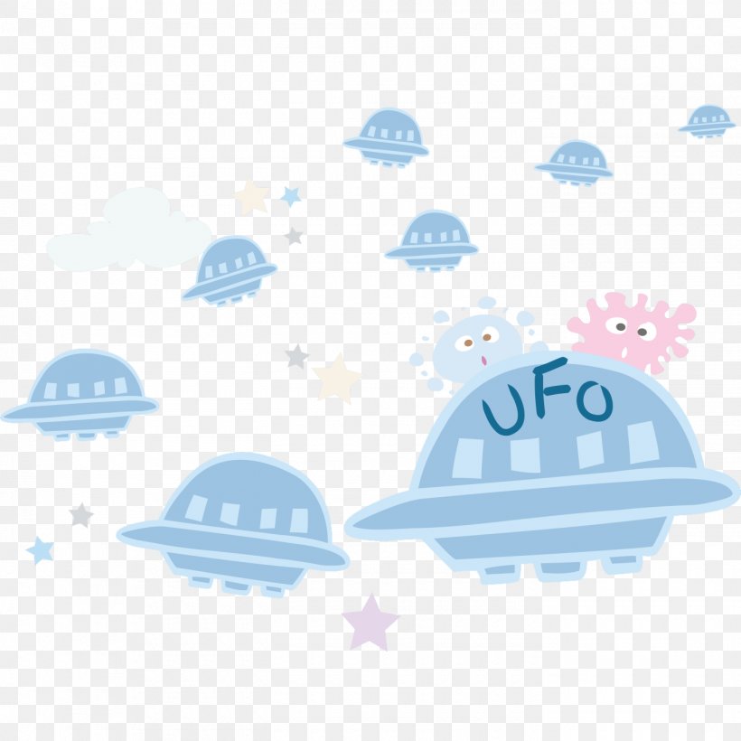 Unidentified Flying Object Flying Saucer Cartoon Extraterrestrials In Fiction, PNG, 1400x1400px, Unidentified Flying Object, Area, Blue, Cartoon, Extraterrestrial Life Download Free