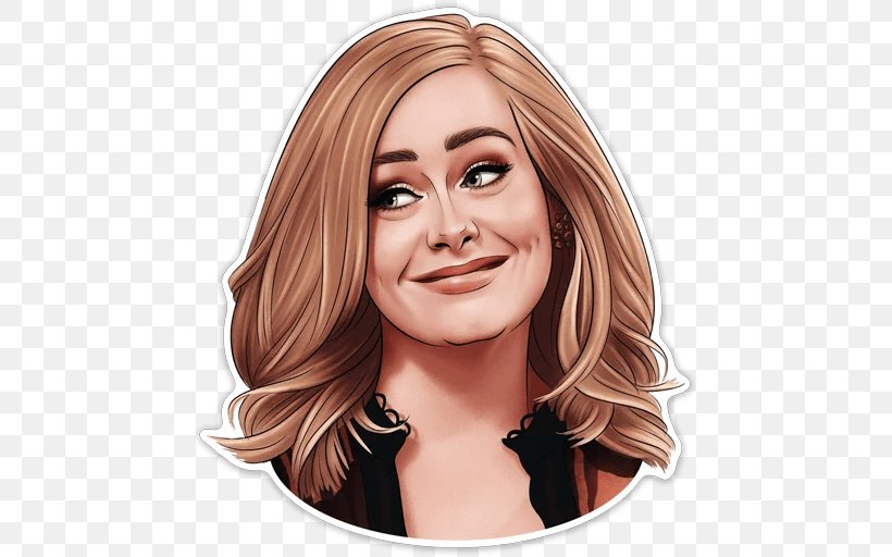 Adele Sticker Telegram Queer As Folk Television, PNG, 512x512px, Watercolor, Cartoon, Flower, Frame, Heart Download Free