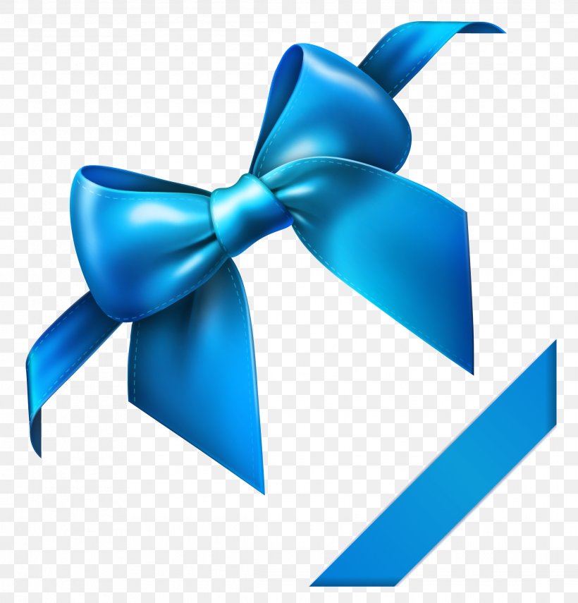 Blue Clip Art, PNG, 2287x2386px, Ribbon, Blue, Bow And Arrow, Bow Tie, Electric Blue Download Free