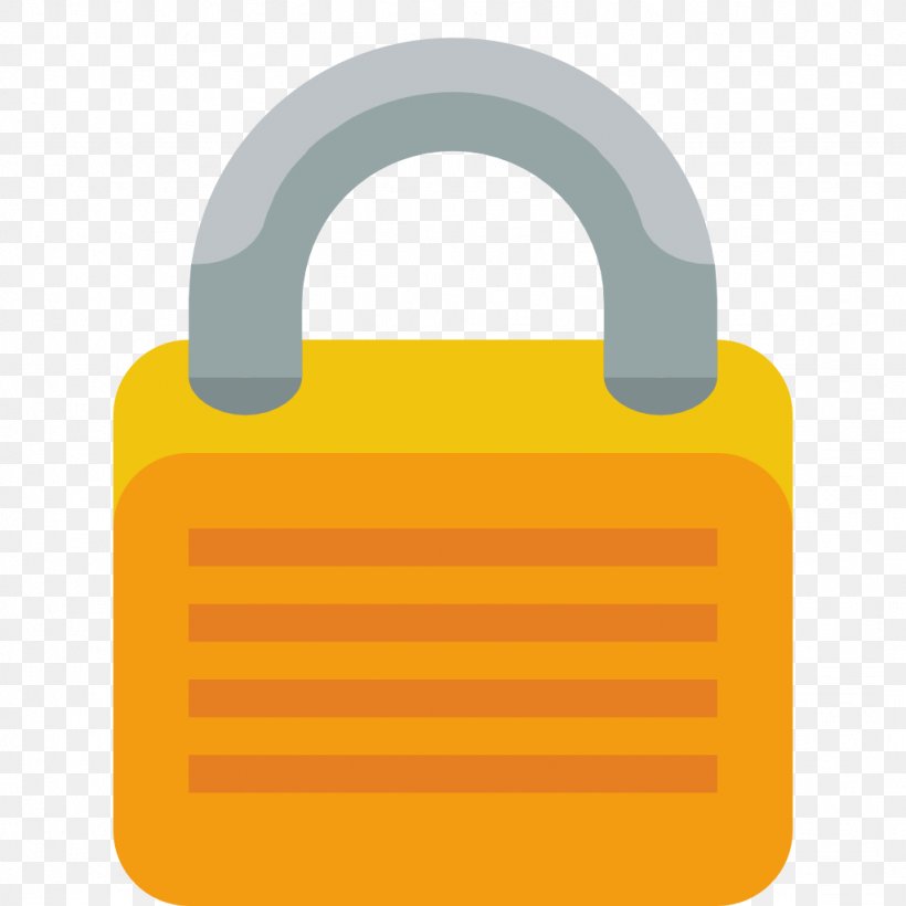 Lock Material Hardware Accessory Yellow, PNG, 1024x1024px, Lock, Hardware Accessory, Icon Design, Key, Material Download Free