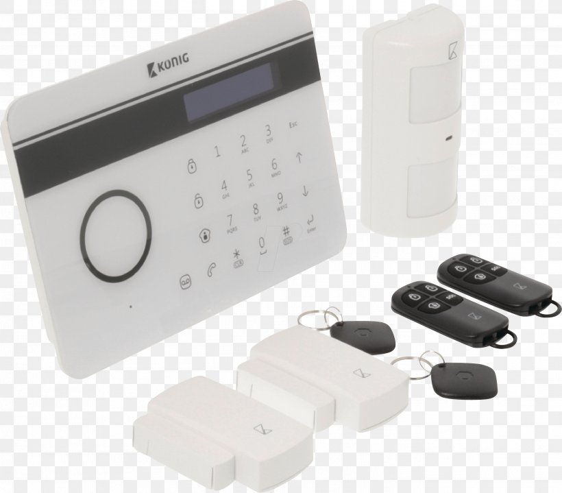 Security Alarms & Systems Mobile Phones Alarm Device Wireless Network Public Switched Telephone Network, PNG, 2736x2401px, Security Alarms Systems, Alarm Device, Electronics, Hardware, Home Security Download Free