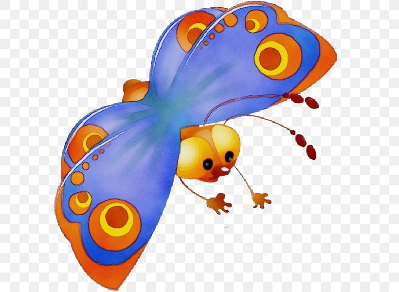 Butterfly Clip Art, PNG, 600x600px, Watercolor, Butterfly, Paint, Wet Ink Download Free
