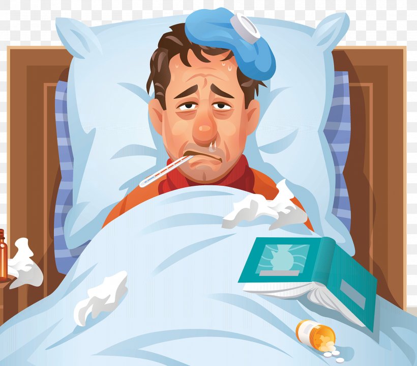 Common Cold Influenza Disease Illustration, PNG, 1996x1752px, Common Cold, Blue, Cartoon, Child, Disease Download Free