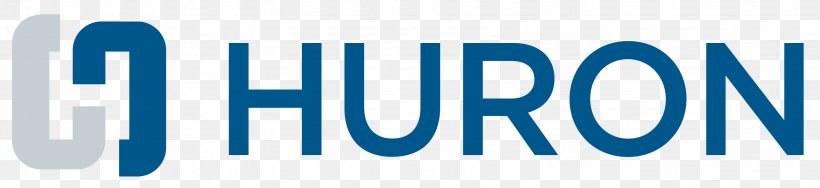 Logo Brand Huron Consulting Group Trademark Product Design, PNG, 2847x656px, Logo, Blue, Brand, Huron Consulting Group, Management Consulting Download Free