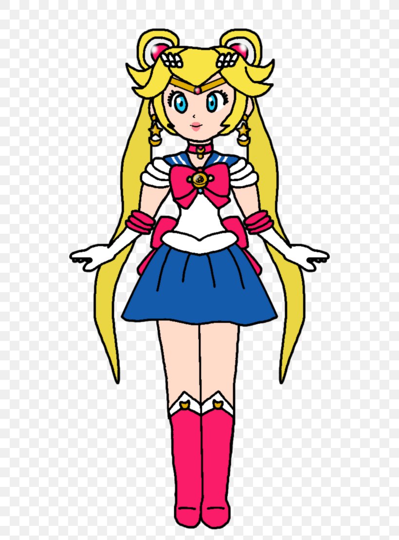 Sailor Moon Princess Peach Princess Daisy Sailor Venus Female, PNG, 720x1109px, Sailor Moon, Art, Artwork, Character, Clothing Download Free