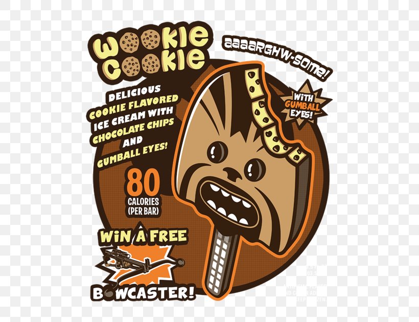 T-shirt Chewbacca Wookiee Hoodie Cookie Monster, PNG, 630x630px, Tshirt, Biscuit Jars, Biscuits, Chewbacca, Chocolate Chip Download Free