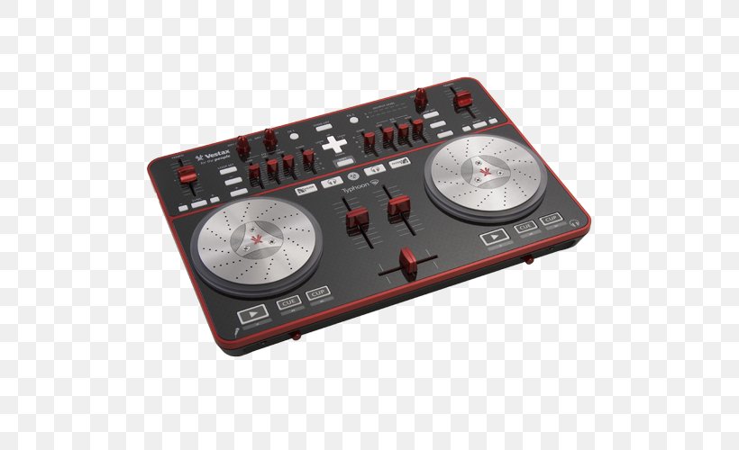 Vestax Typhoon Disc Jockey Electronic Musical Instruments Computer Software, PNG, 500x500px, Vestax, Audio Mixers, Computer Hardware, Computer Software, Controller Download Free