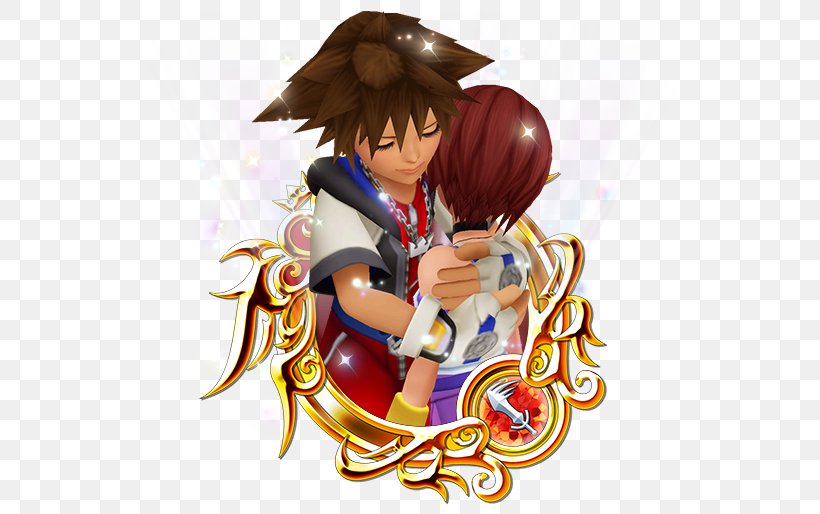 Kingdom Hearts χ Kingdom Hearts III Kairi, PNG, 546x514px, Watercolor, Cartoon, Flower, Frame, Heart Download Free