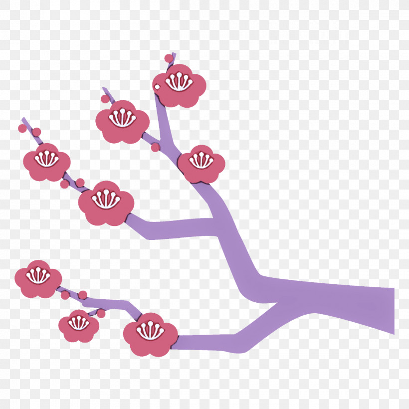 Plum Branch Plum Winter Flower, PNG, 1200x1200px, Plum Branch, Blossom, Branch, Flower, Magenta Download Free