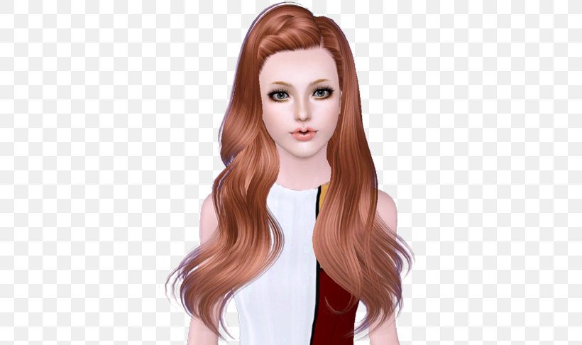 The Sims 3 The Sims 2 The Sims 4 Hairstyle, PNG, 400x486px, Watercolor, Cartoon, Flower, Frame, Heart Download Free