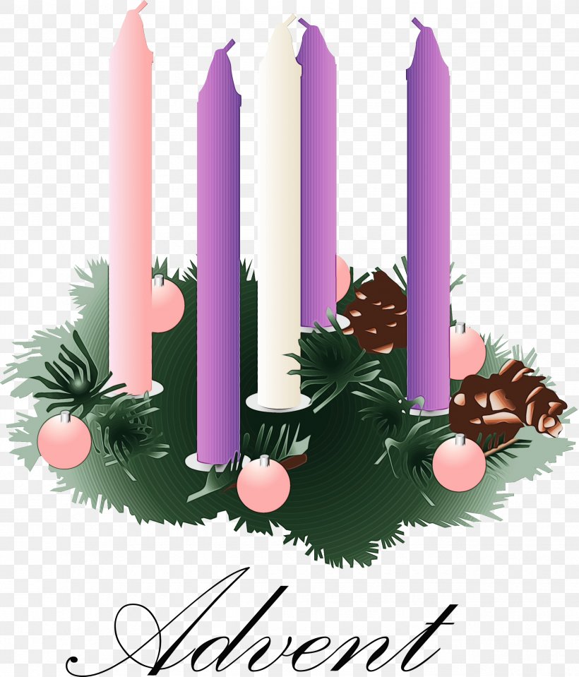 Watercolor Christmas Wreath, PNG, 2550x2983px, Watercolor, Advent, Advent Candle, Advent Sunday, Advent Wreath Download Free