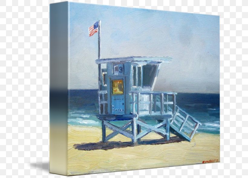 Zuma Beach Painting Gallery Wrap Lifeguard Tower Canvas, PNG, 650x589px, Painting, Art, Beach, Canvas, Gallery Wrap Download Free