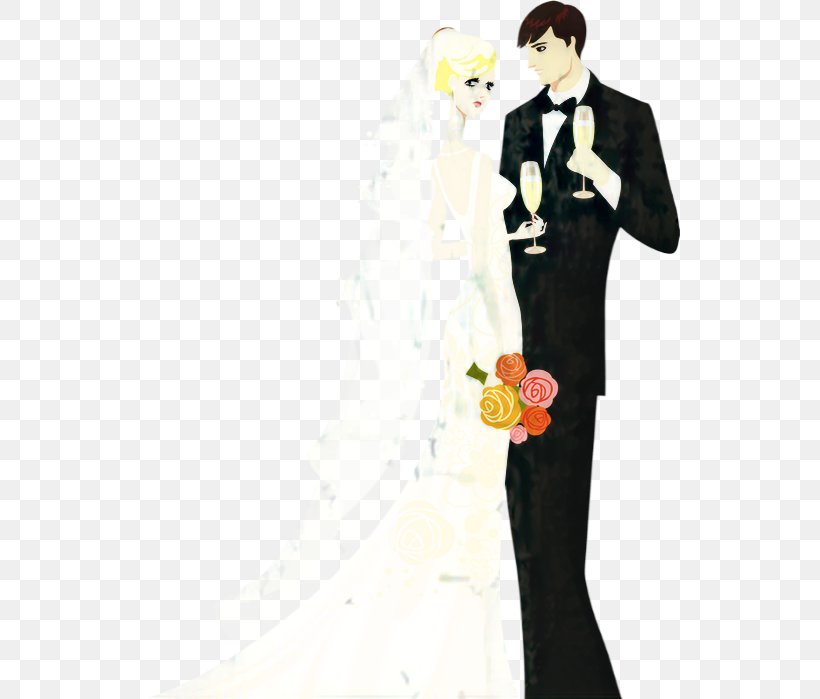 Bride And Groom, PNG, 540x699px, Wedding Dress, Bridal Clothing, Bride, Bridegroom, Dress Download Free