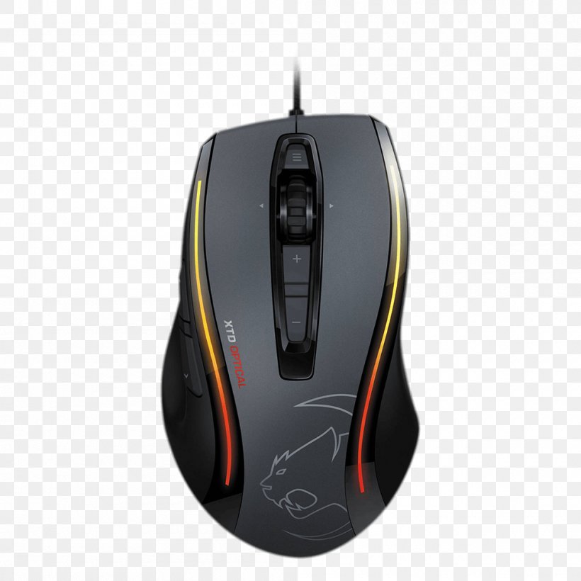 Computer Mouse Computer Keyboard Roccat Kone XTD Optics, PNG, 1000x1000px, Computer Mouse, Computer, Computer Component, Computer Keyboard, Dots Per Inch Download Free