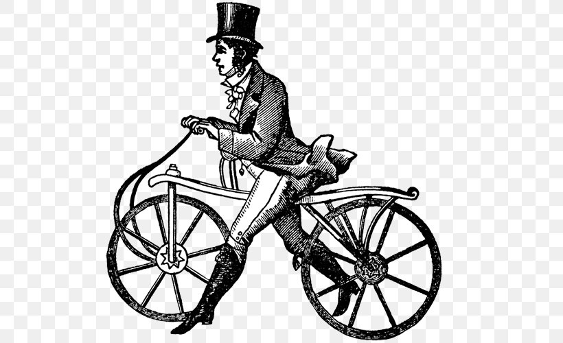 Dandy Horse History Of The Bicycle Cycling, PNG, 520x500px, Horse, Bicycle, Bicycle Accessory, Bicycle Drivetrain Part, Bicycle Frame Download Free