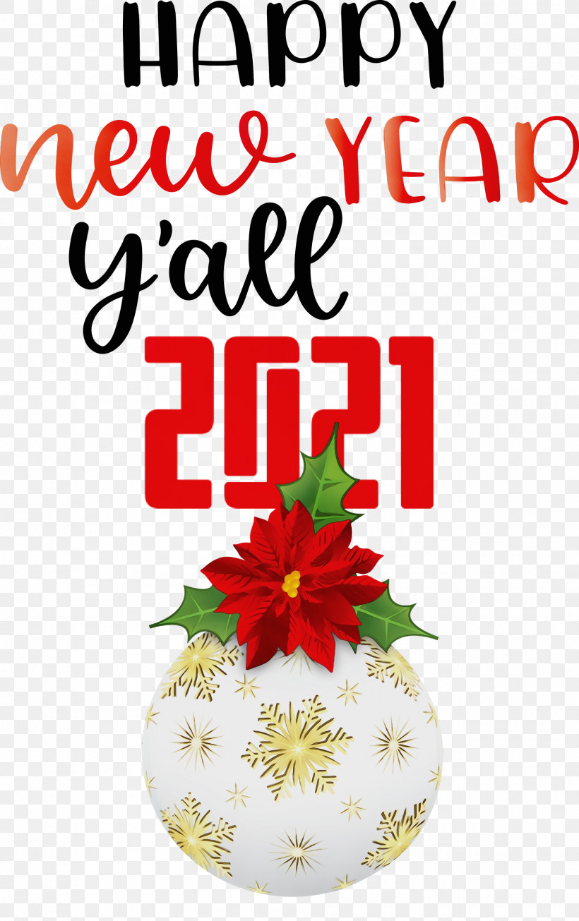 Floral Design, PNG, 1885x3000px, 2021 Happy New Year, 2021 New Year, 2021 Wishes, Christmas Day, Christmas Ornament Download Free