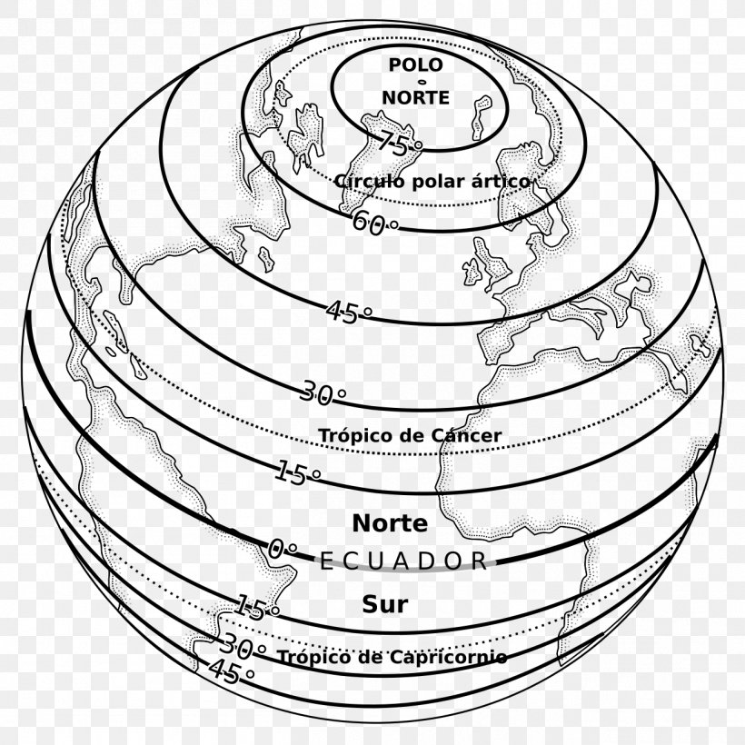 Globe Geographic Coordinate System Latitude Longitude Geography, PNG, 1306x1306px, Globe, Area, Black And White, Circle Of Latitude, Coordinate System Download Free