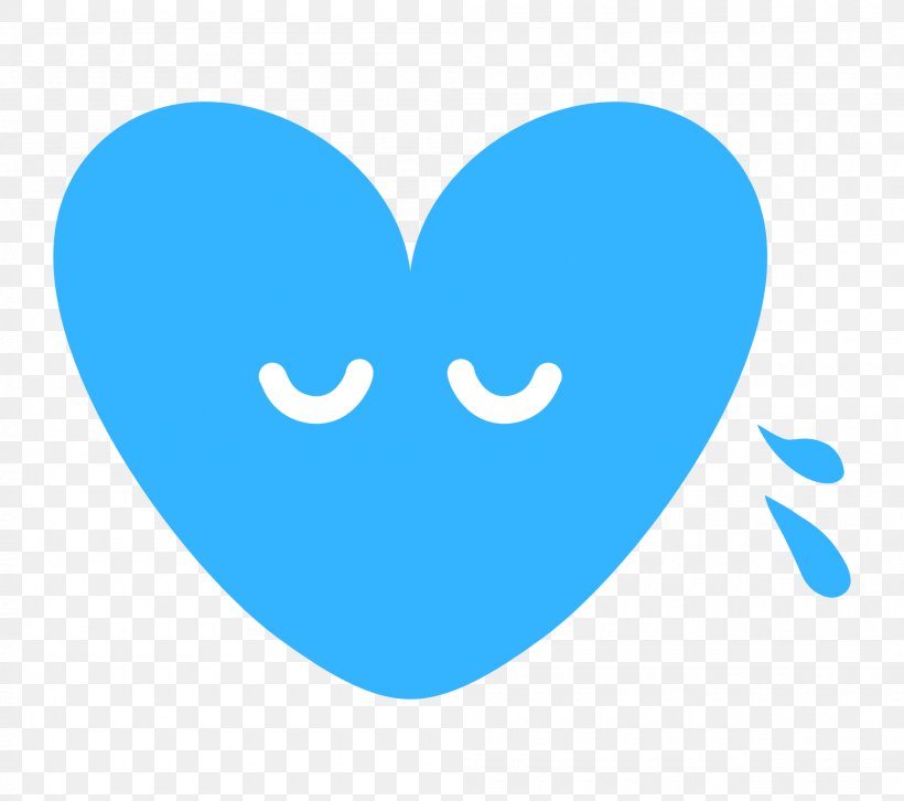 Blue Crying Heart., PNG, 2000x1772px, Heart, Azure, Blue, Computer, Face Download Free