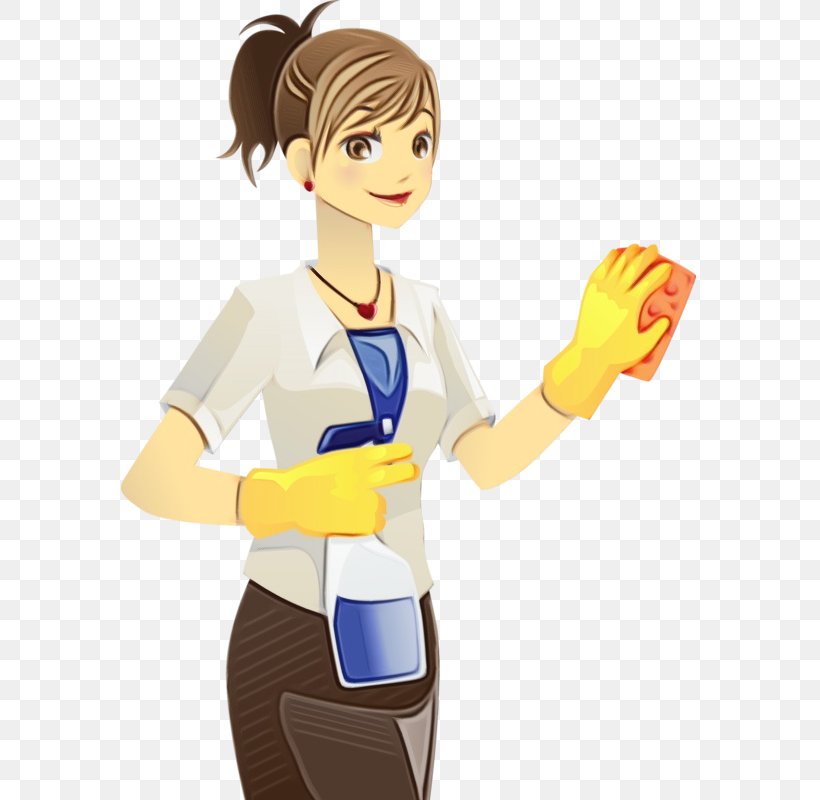 Cartoon Arm Uniform Housekeeper Finger, PNG, 578x800px, Watercolor, Arm, Bartender, Cartoon, Finger Download Free