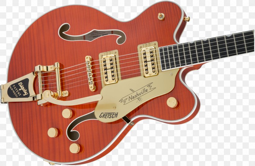 Electric Guitar Gretsch Bigsby Vibrato Tailpiece Cutaway, PNG, 2400x1570px, Electric Guitar, Acoustic Electric Guitar, Acousticelectric Guitar, Archtop Guitar, Bass Guitar Download Free