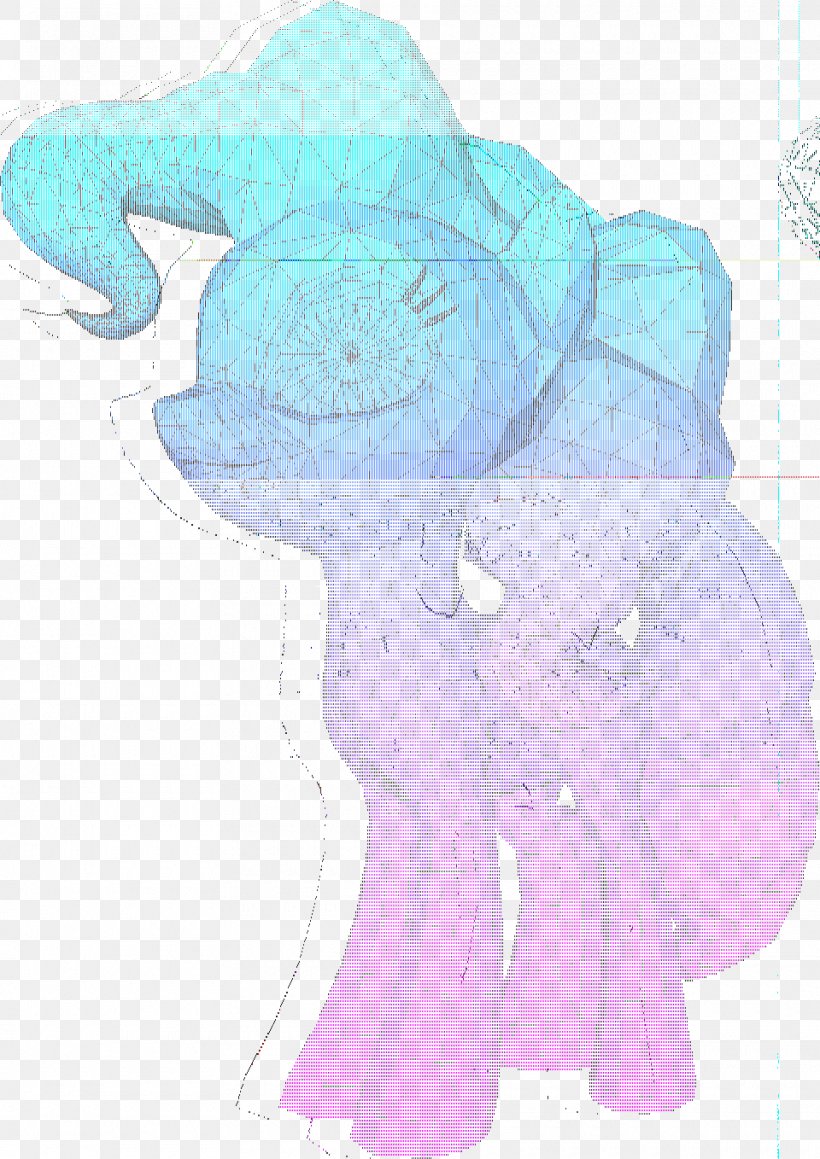 Elephants Design Aesthetics Glitch Art Vaporwave, PNG, 960x1358px, Watercolor, Cartoon, Flower, Frame, Heart Download Free