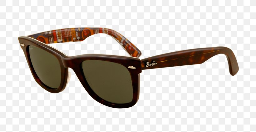 Ray-Ban Wayfarer Aviator Sunglasses Ray-Ban Original Wayfarer Classic, PNG, 750x424px, Rayban, Aviator Sunglasses, Brown, Eyewear, Glasses Download Free