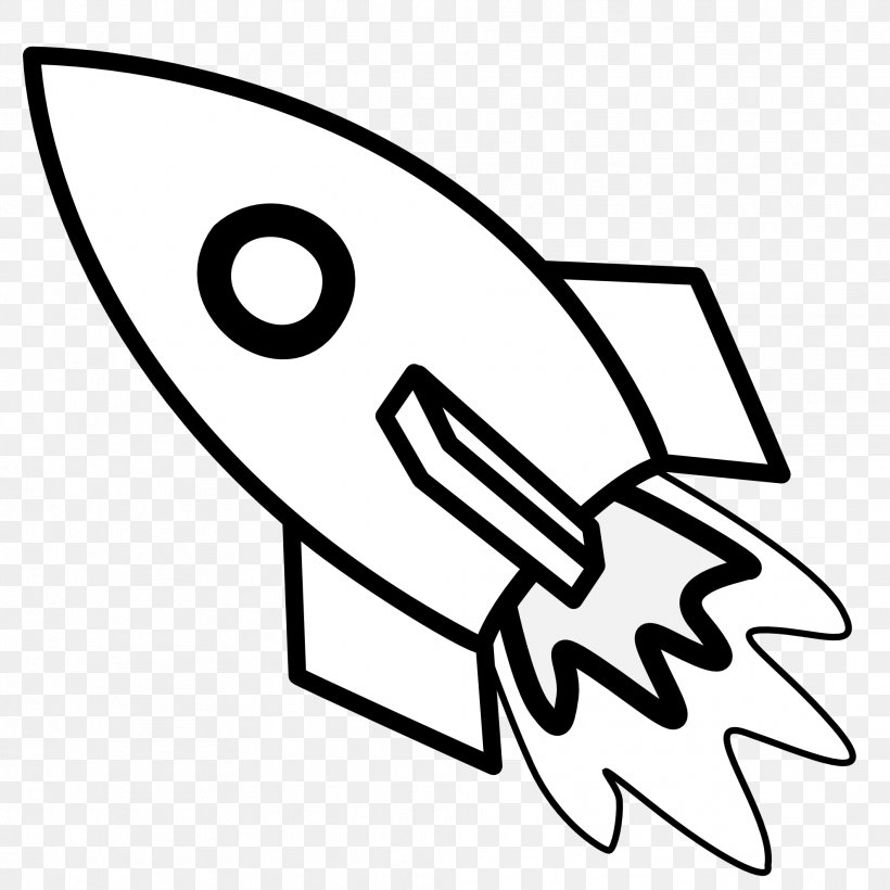 Rocket Spacecraft Free Content Clip Art, PNG, 1979x1979px, Rocket, Animation, Area, Black And White, Free Content Download Free