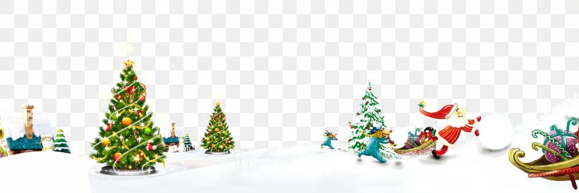 Santa Claus Christmas Tree Christmas Decoration Reindeer, PNG, 1778x595px, Santa Claus, Christmas, Christmas Decoration, Christmas Ornament, Christmas Tree Download Free