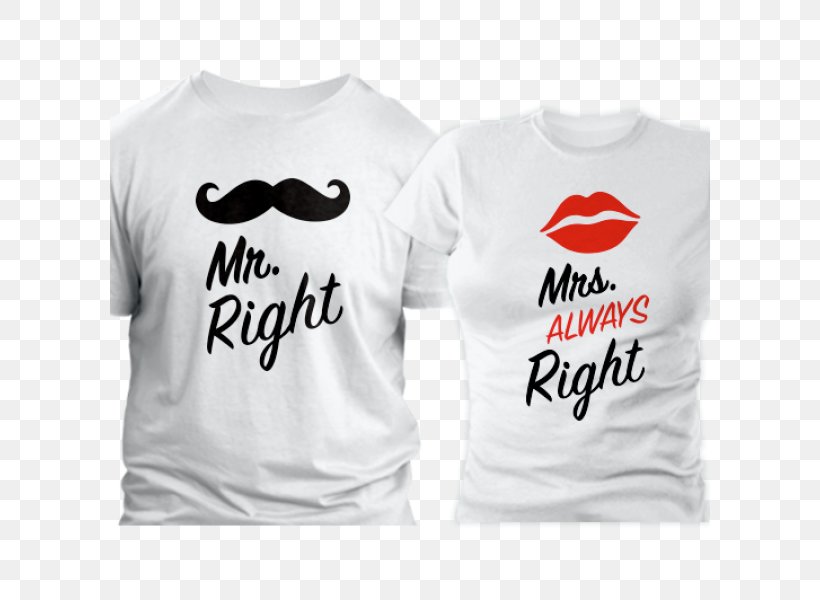 T-shirt Clothing Mrs. Spreadshirt, PNG, 600x600px, Tshirt, Brand, Bride, Clothing, Couple Download Free