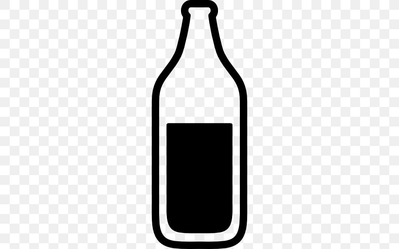 Wine Bottle Beer, PNG, 512x512px, Wine, Alcoholic Drink, Beer, Beer Bottle, Black And White Download Free