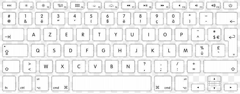 Computer Keyboard QWERTY Typing MacBook Keyboard Layout, PNG, 3279x1288px, Watercolor, Cartoon, Flower, Frame, Heart Download Free