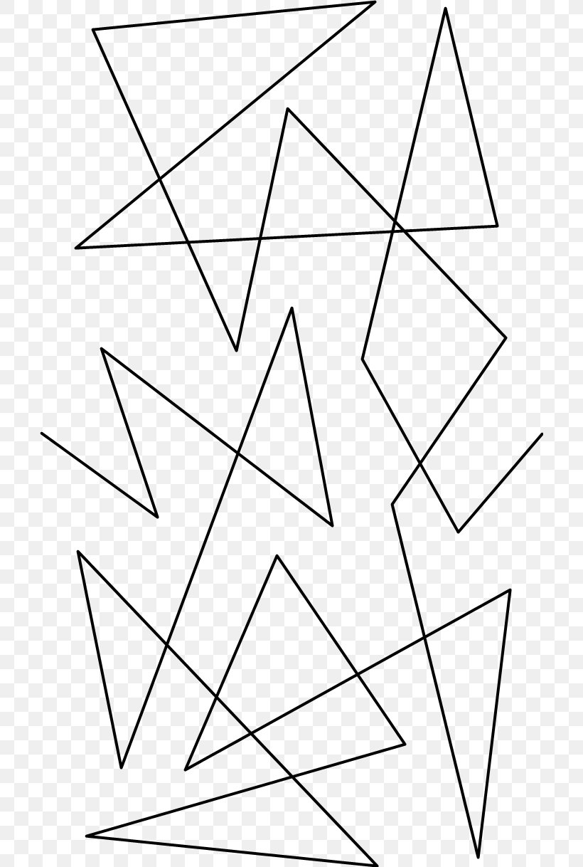 Triangle Point Symmetry Pattern, PNG, 708x1218px, Triangle, Area, Black And White, Diagram, Drawing Download Free
