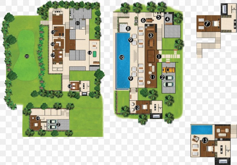 Villa Chan Grajang Floor Plan Residential Area Sea, PNG, 3000x2086px, Villa, Andaman Sea, Area, Bedroom, Elevation Download Free