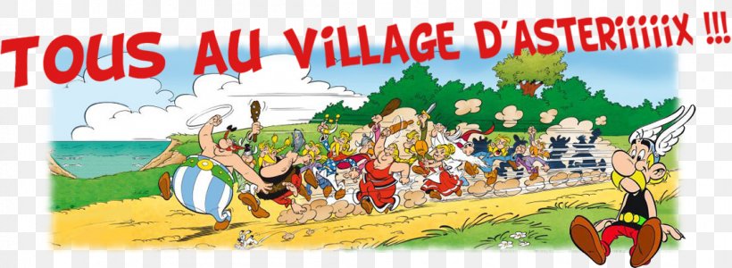 Asterix And Obelix's Birthday Asterix And The Chariot Race Village, PNG, 1109x406px, Obelix, Advertising, Album, Art, Asterix Download Free