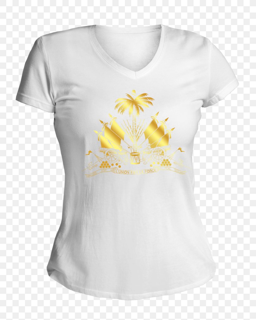 T-shirt Coat Of Arms Of Haiti Clothing Unity Makes Strength, PNG, 768x1024px, Tshirt, Active Shirt, Clothing, Clothing Sizes, Coat Of Arms Download Free