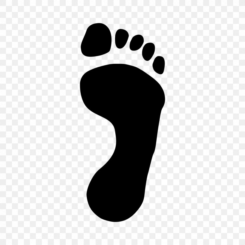Footprint Font Awesome Clip Art, PNG, 1200x1200px, Footprint, Black And White, Computer Software, Finger, Font Awesome Download Free