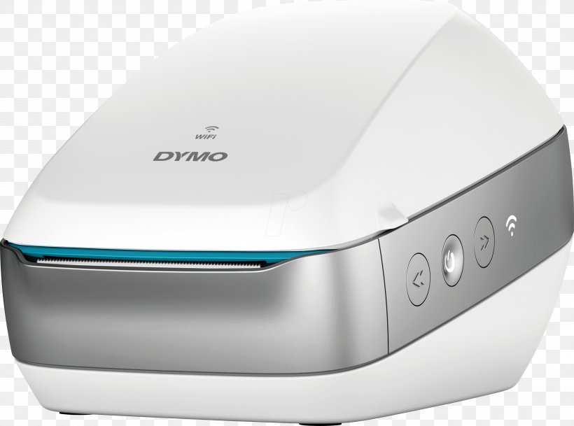 DYMO LabelWriter Wireless Label Printer DYMO BVBA Wi-Fi, PNG, 2999x2229px, Label Printer, Dymo Bvba, Dymo Labelwriter 450, Electrical Cable, Electronic Device Download Free