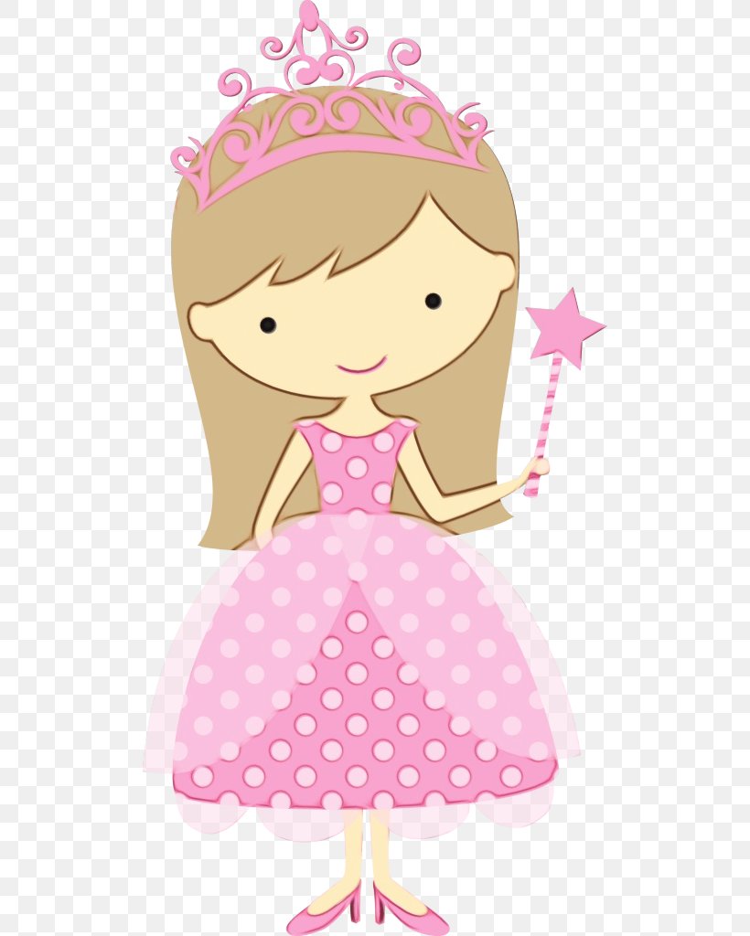 Polka Dot, PNG, 508x1024px, Watercolor, Cartoon, Doll, Paint, Pink Download Free