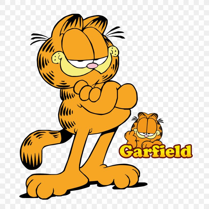 Popular Cat Names Odie Cartoon Garfield, PNG, 1200x1200px, Cat, Artwork, Beak, Big Cats, Carnivoran Download Free