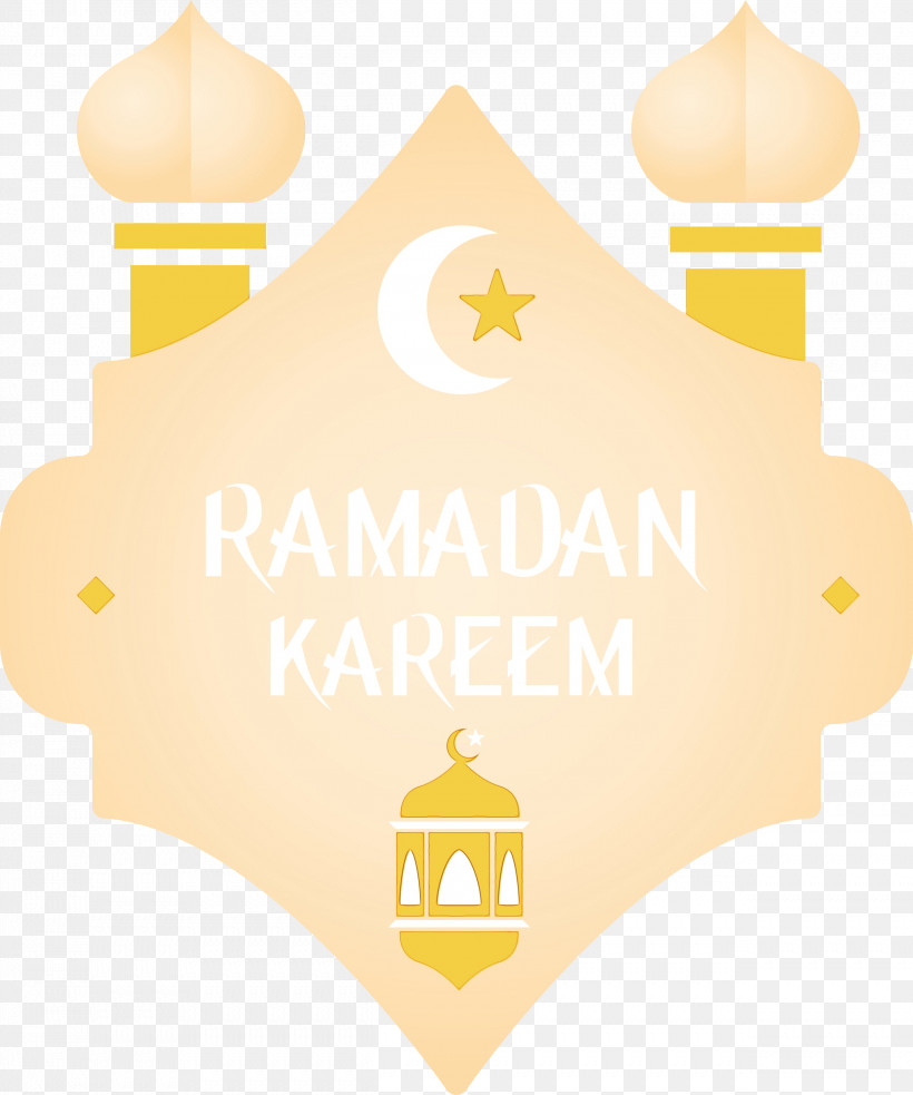 Yellow Logo Beige Label, PNG, 2501x2999px, Ramadan Mubarak, Beige, Label, Logo, Paint Download Free