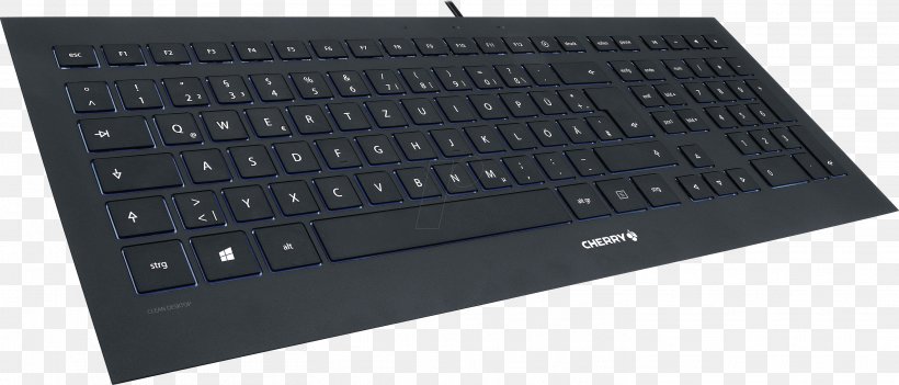 Computer Keyboard CHERRY STRAIT Corded Wired Keyboard, PNG, 2926x1254px, Computer Keyboard, Cherry, Cherry Kc 1000, Cherry Strait Jk0340, Cherry Xs G845400 English Us Download Free