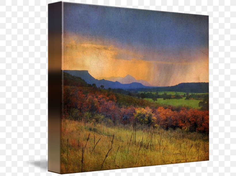 Ute Mountain Mesa Verde National Park Painting Canvas Print, PNG, 650x612px, Mesa Verde National Park, Art, Artist, Canvas, Canvas Print Download Free